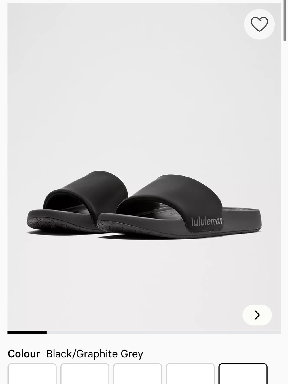 lululemon athletica Restfeel Slide size 8